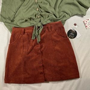 FCT WITH LOVE Corduroy Skirt | L